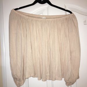 Lush off the shoulder shirt